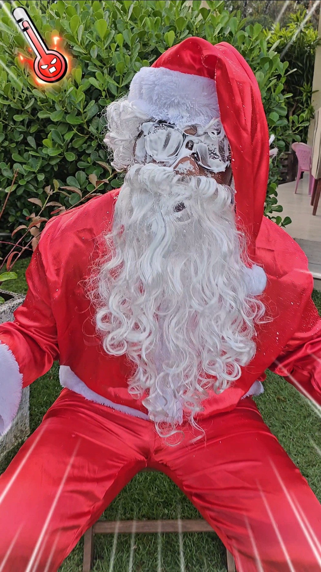 Papai Noel tomou Espuma na Cara ???? #funny