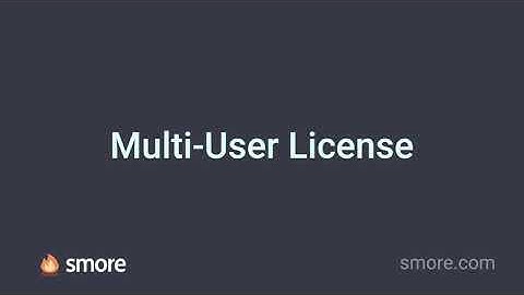Smore Multi-User License