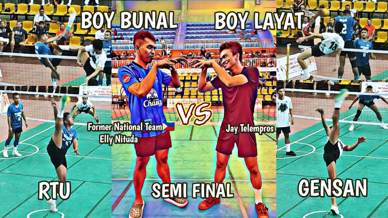 Semi Final - HTC GENSAN VS RTU REJ ( Battle of the Sunback Spikers ) 🔥 Dream Match ! Intense