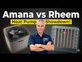 Heat Pump Face-Off: Amana ALZT7C vs Rheem RP16AZ
