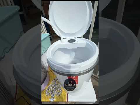 Video de Lavadora Portátil de Cubeta con Panel Táctil LED, Centrifugado y Diseño Compacto