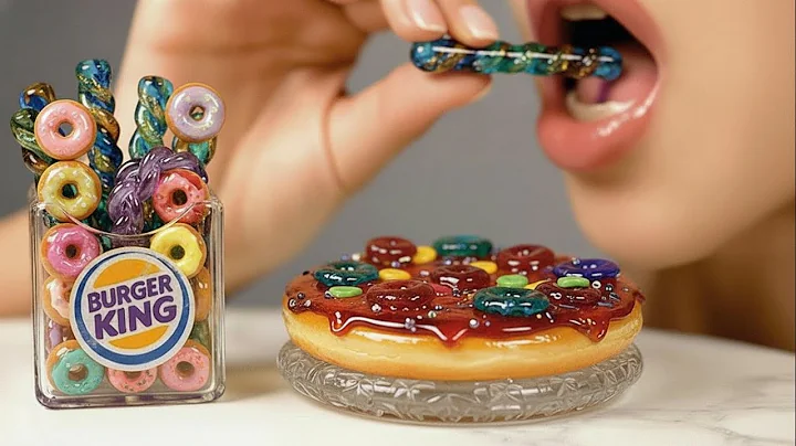 Glass Fries & Fast Food AI ASMR Eating Video | Oddly Satisfying