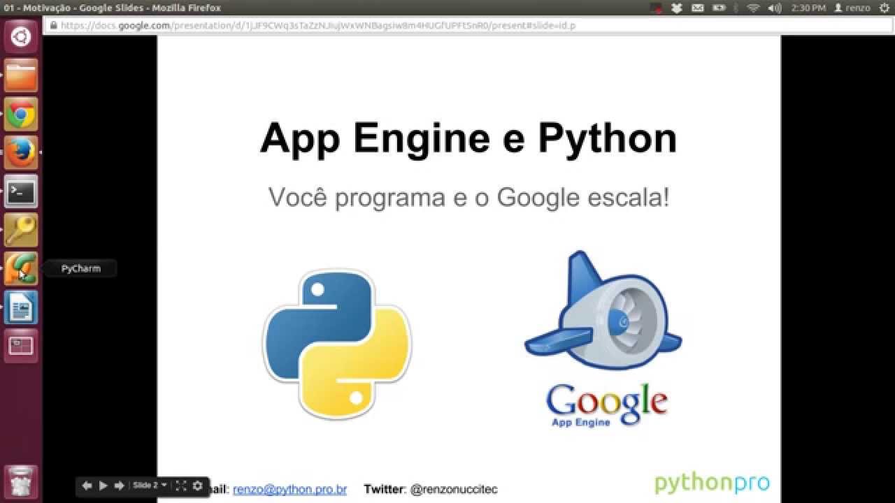 Aula 01 - Tekton - Motivação - App Engine e Python - YouTube
