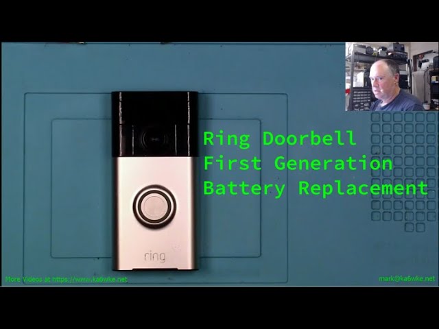 RING 2 DOORBELL HOW TO REMOVE THE BATTERY - YouTube