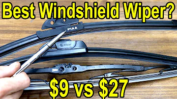 Are front and rear windshield wipers different?