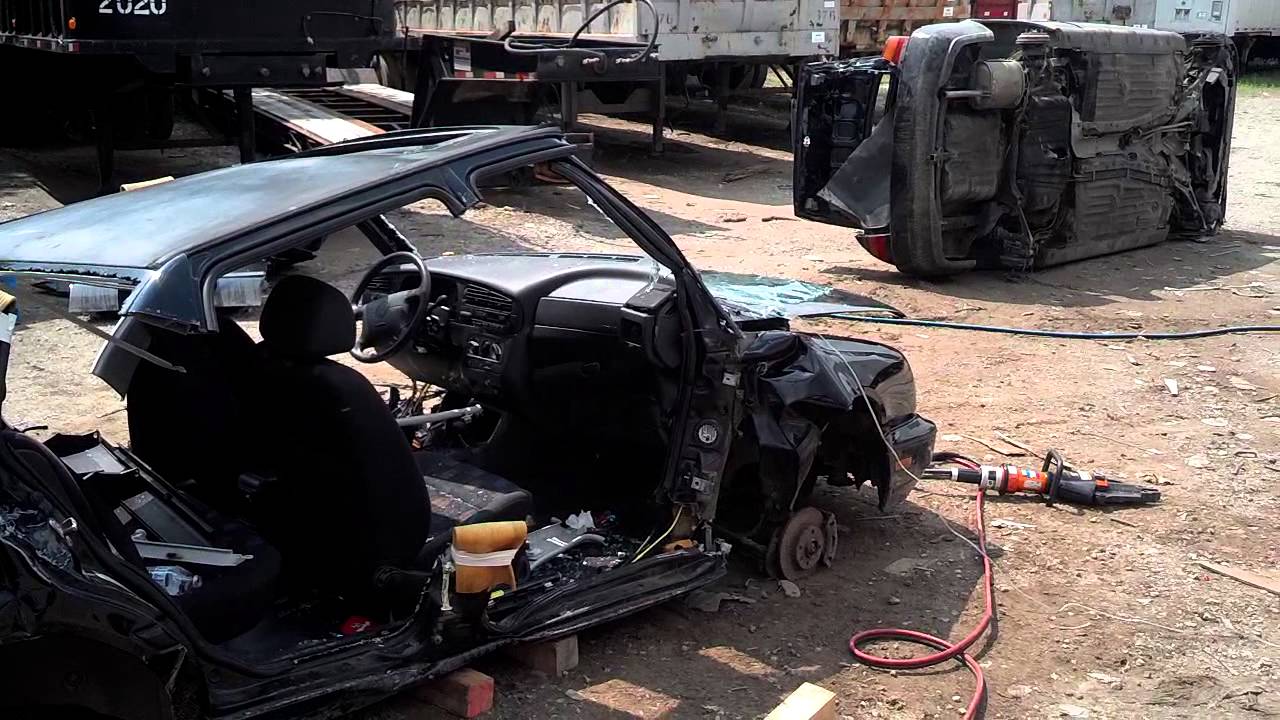 Airbag detonation White County Rescue Squad YouTube