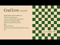 Miniature de la vidéo de la chanson Cruel Love