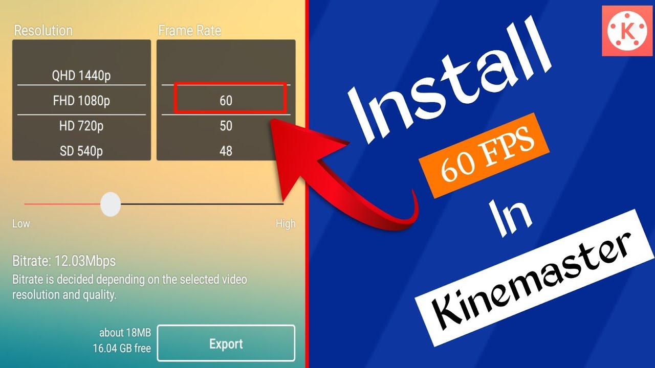 How To Install 60FPS In Kinemaster 2021 | Kinemaster 60FPS Export | Kinemaster Tutorial | Tips Andro