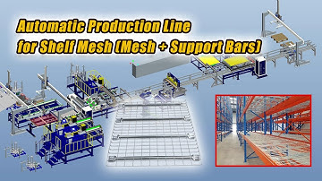 pallet rack wire welding machine, wire mesh automatic welding cell.