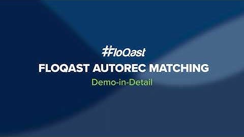 FloQast Autorec Matching