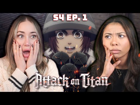 WHO ARE THESE PEOPLE!? ATTACK ON TITAN S4 EP 1 REACTION | 進撃の巨人 