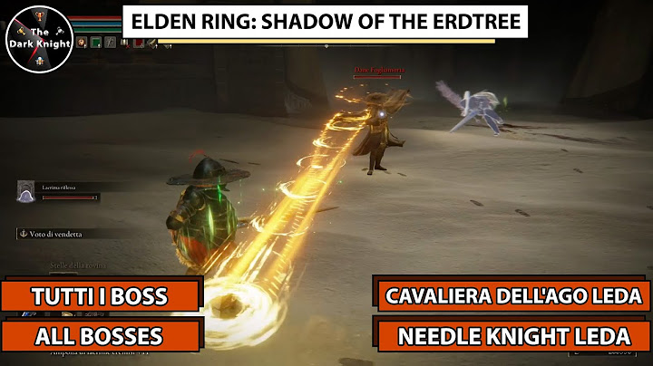 Elden Ring Shadow of the Erdtree: Boss #43 - Cavaliera dell'ago Leda (Needle Knight Leda)