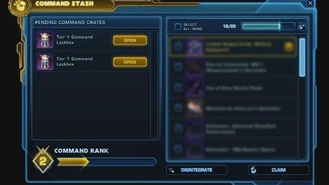 SWTOR: 5.0- Opening 3 Command Crates
