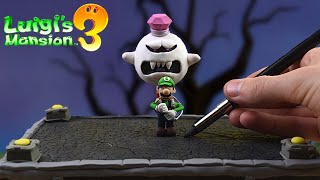 King Boo Boss Battle  (Luigi's Mansion 3) Made With Polymer Clay