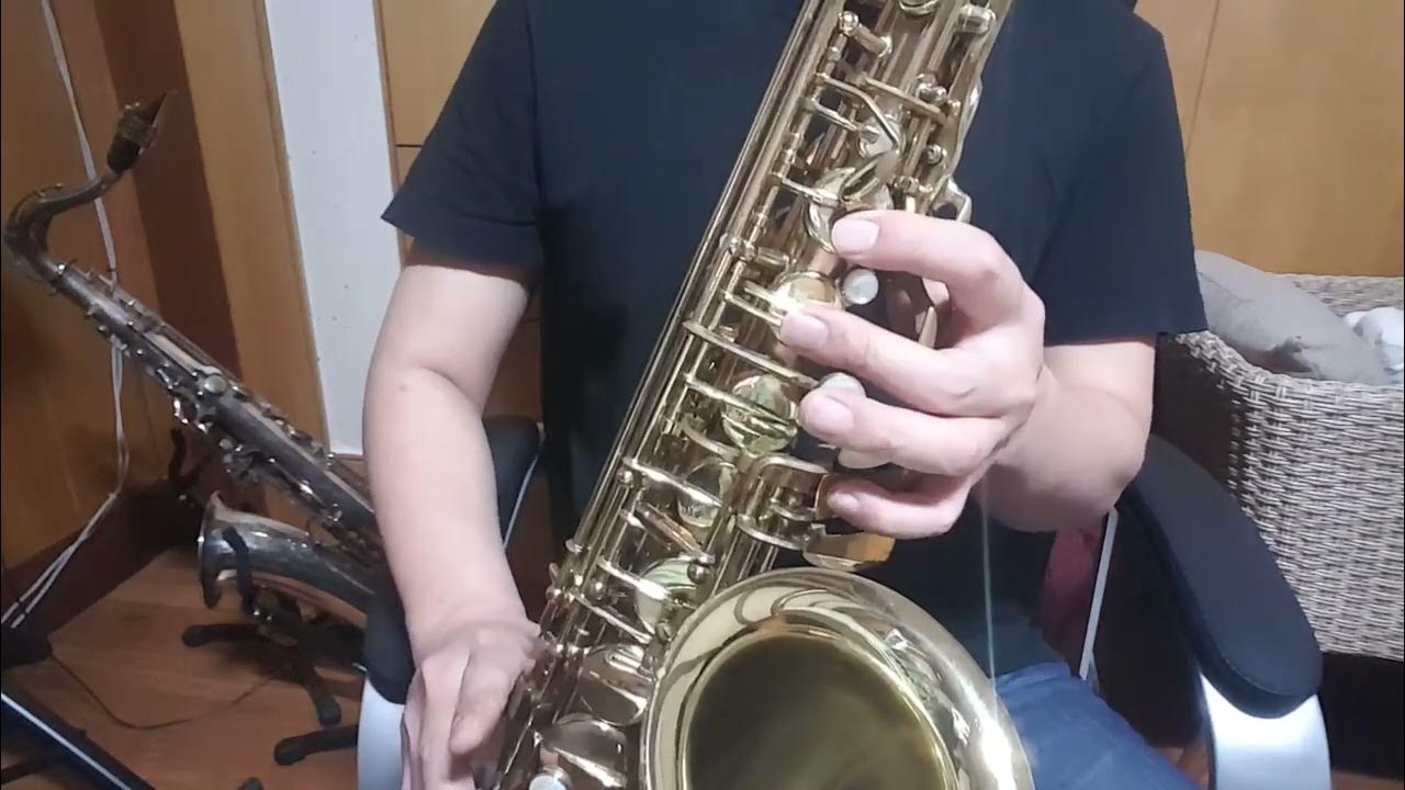 색소폰 고급꾸밈음 라시도시 운지법과 방법 sax gracenote sax lesson YouTube