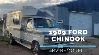 1989 Ford Chinook  RV Remodel