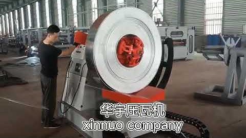 fully automatic C purlin forming machine with hydraulic decoiler and auto stacker