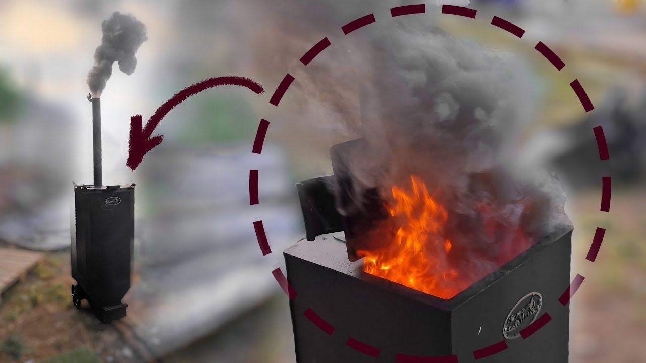🔥🗑 Печь утилизатор отходов | Печь для сжигания мусора на даче - YouTube