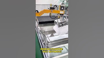From Bag To Hopper:Fully Automatic!😎 #depalletizing #automation #palletizer #unloading #palletizing