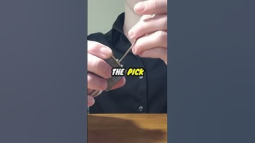HOW To PICK A Lock In 30 SECONDS #fast #lockpuzzle #lockpicking #learn #lockpickingtools #skills