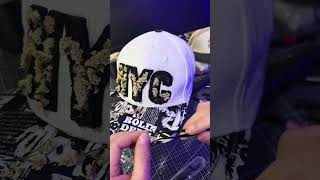 Turning Dried Flowers into a Letter on a Hat 🌸🧢 #fitteds #neweracap #hats