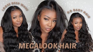 30&quot; Loose Deep Wave Wig Beginner Friendly Install | Megalook Hair