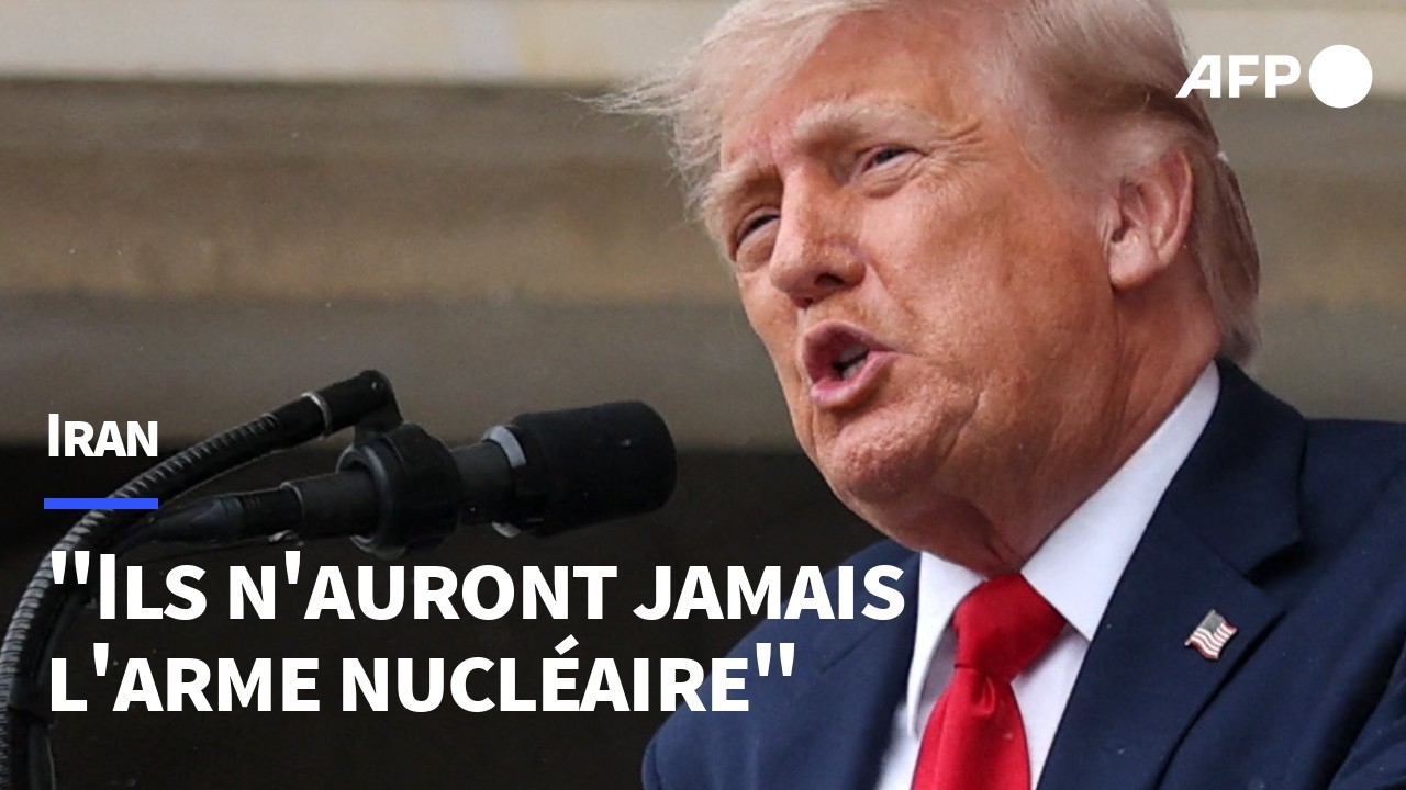 Trump: l'Iran ne disposera "jamais" de l'arme nucléaire | AFP