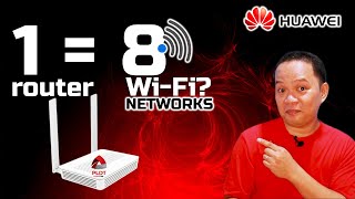 How to ADD MULTIPLE WiFi networks/SSIDs sa ating PLDT HUAWEI modem router