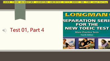 Longman - The New Toeic Test 01, Part 4