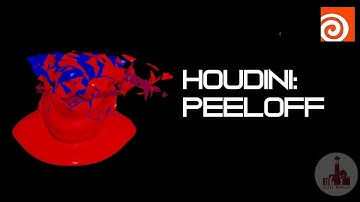 HOUDINI:  PEEL OFF | 3D, VFX, Animation , Dynamics and Simlation  Lessons| QizilMinor