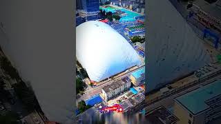Футуристический купол, скрывающий 15-этажное здание #факты #frezzerfrost #технологии #frezzerfrost