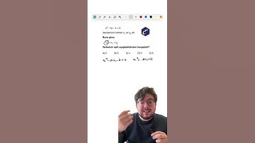 İkinci Dereceden Denklemler 🔥 | #yks #tyt #ayt #matematik