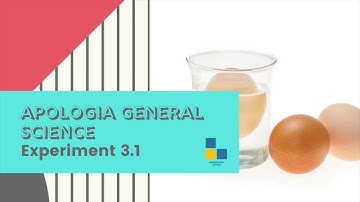 Apologia General Science Experiment 3.1 Density &  A Floating Egg