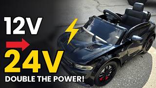 How to Convert a Kids Ride-On Toy from 12V to 24V (Step-by-Step)