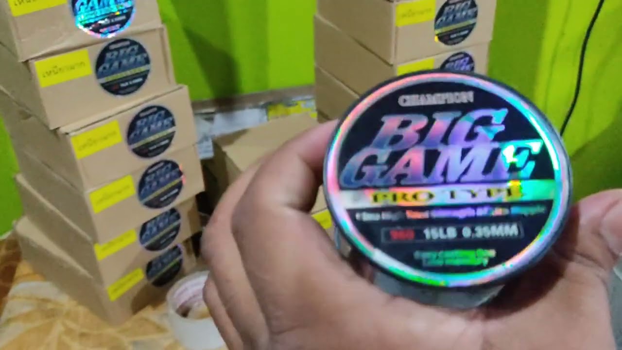 Big game fishing line