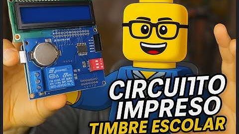 ✅ Timbre de Escuela Automatizado, versión PCB