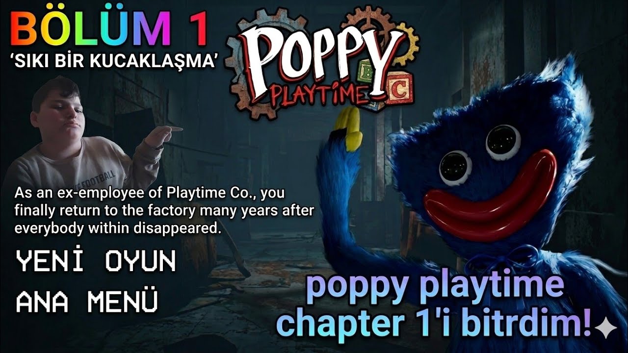 Poppy playtime chapter 1 bitirdim 2. İçin 15 like@GizemlerinGozcusuYT