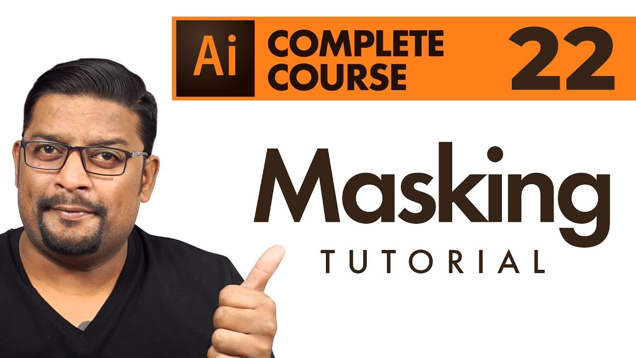 Illustrator CC Masking Tutorial | Graphic Design Hindi - YouTube