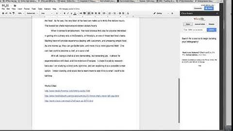 EasyBib Addon For Google Docs