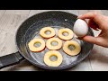 Apfelkuchen in einer Pfanne mit 1 Ei, das berühmte Youtube Rezept #4
