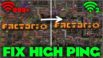 Factorio how to fix High Ping or network connection lost - Tutorial