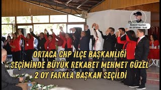 Ortaca CHP İlçe Başkanlığı Seçiminde Büyük Rekabet: Mehmet Güzel 2 Oy Farkla Başkan Seçildi