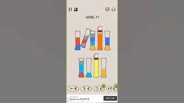 Water sort puzzle game level 17 #shorts #games #crazyshooter