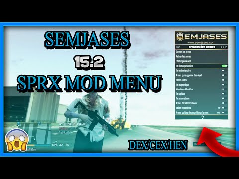 [PS3/GTA5/1.27] SEMJASES V15.2 SPRX MOD MENU (DEX/CEX/HEN) + Free Download