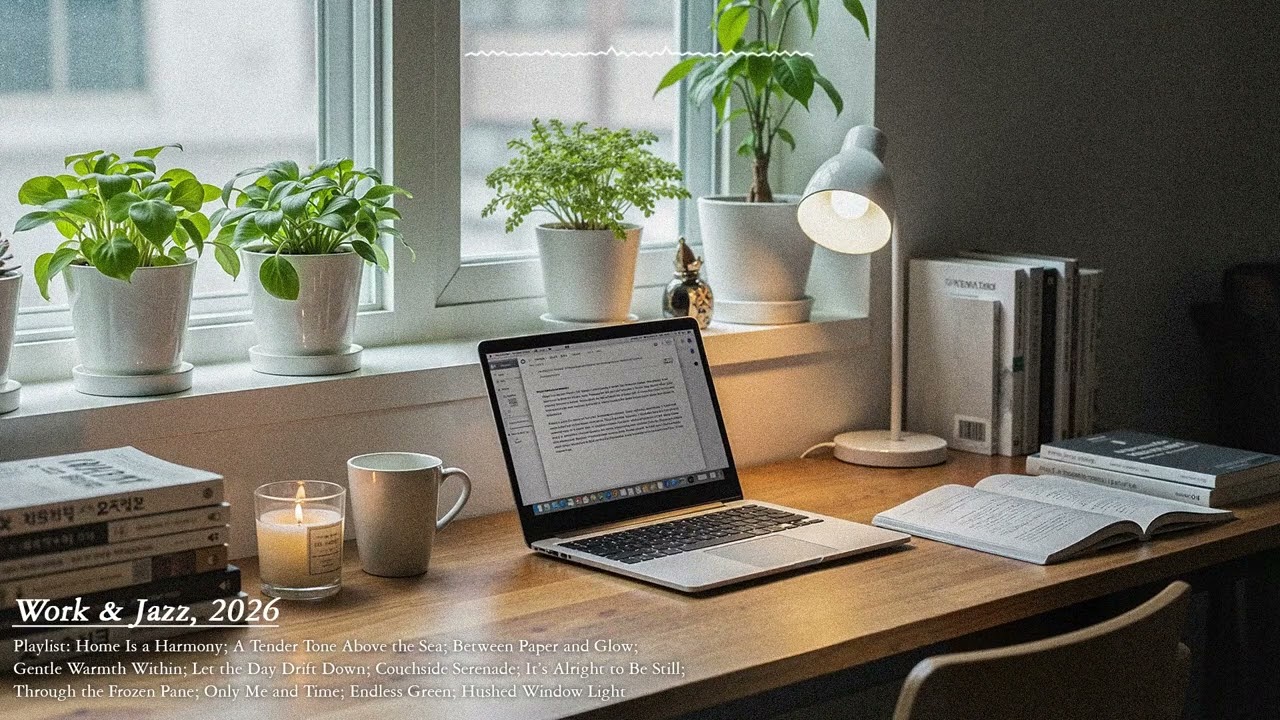 플레이리스트 여유로운 집중을 위한 워크 재즈 🎶📖   카페 감성의 편안한 재즈 음악
