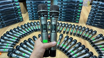 Míc BBS bãi Đức xịn A666D-GS - Vỉ Tím, Đuôi Chuột, Chất Âm Hay, Chống Hú, Sóng Xa - Karaoke Hát Nhẹ