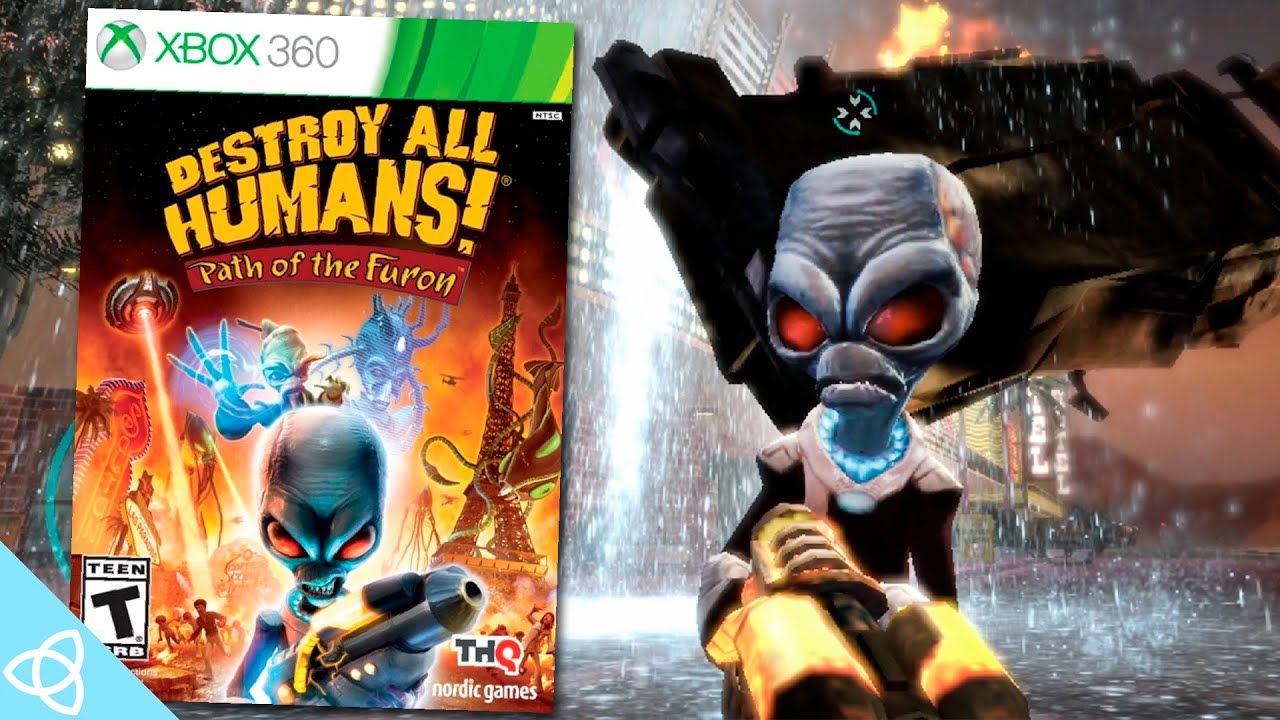 Destroy All Humans! Path of the Furon (Xbox 360 Gameplay