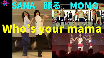 【TWICE】【MOMO】【SANA】Who's your mama を早朝に踊る！