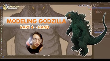 Model nhân vật Godzilla - BÀI 4 Hand - Blender Tutorial cơ bản cho beginner