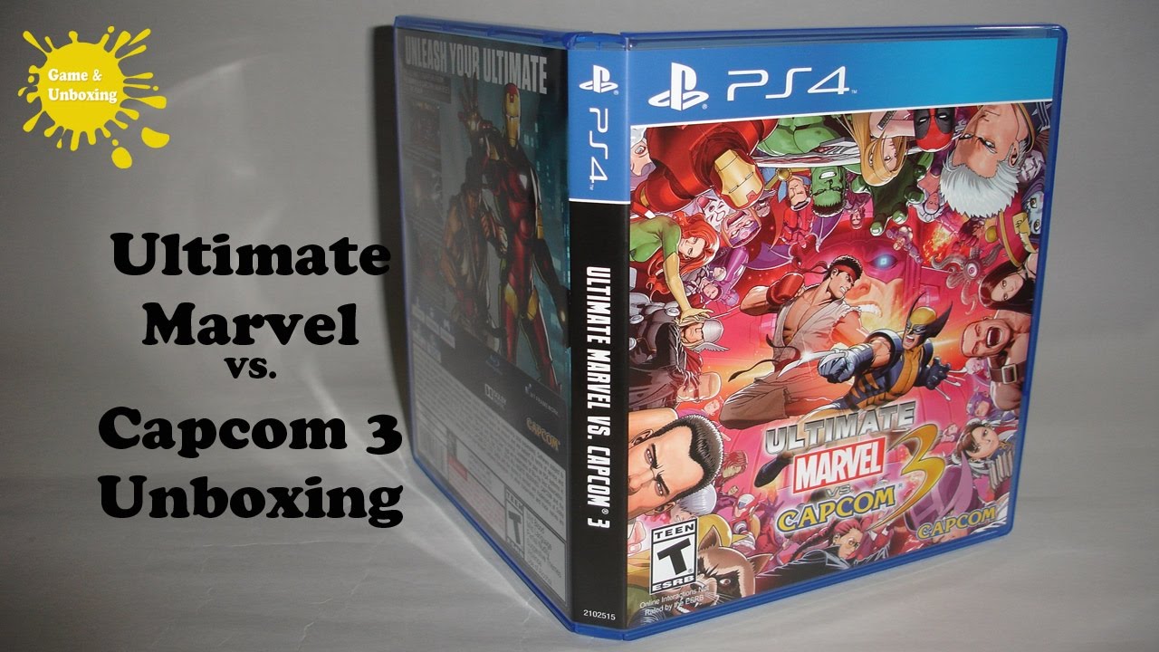 Udførelse forpligtelse Læs Ultimate Marvel vs Capcom 3 PS4 Unboxing & Overview - YouTube